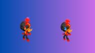 Charcadet and its Shiny form in Pokemon GO (Image via The Pokemon Company)